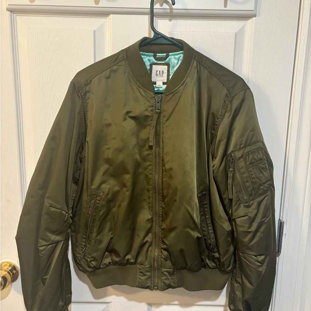 GAP Olive Green Bomber Jacket